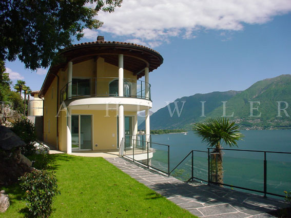 Garden walkway with ambient night lighting
